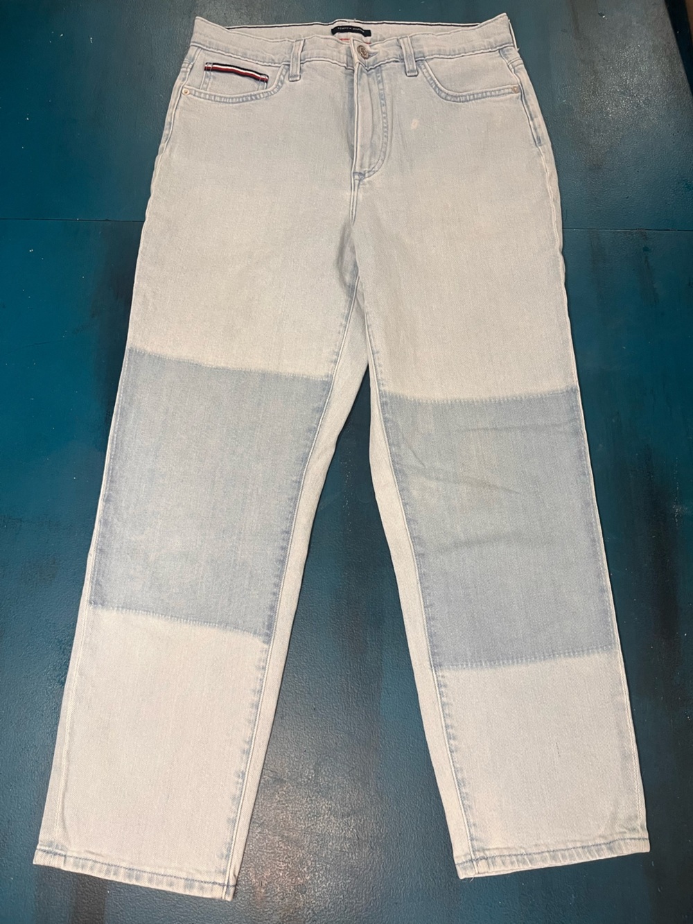 Tommy Hilfiger Light Blue Panel Skinny Jeans